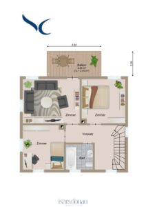 Grundriss Obergeschoss